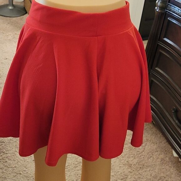 URBAN COCO WOMEN"S BASIC VERSATILE STRETCHY FLARED CASUAL MINI SKATER SKIRT - Picture 8 of 15